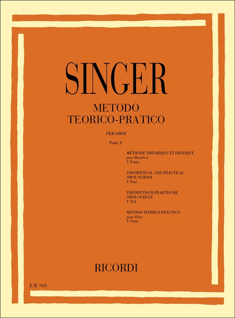 Metodo Teorico - Pratico Per Oboe
